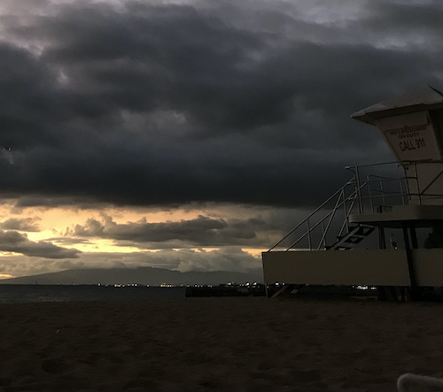 A sunset in Hawai‘i.